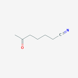 molecular formula C7H11NO B2788350 6-Oxoheptanenitrile CAS No. 18458-15-6