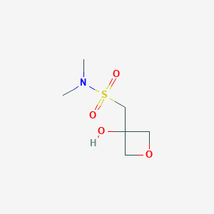 molecular formula C6H13NO4S B2788426 1-(3-Hydroxyoxetan-3-yl)-N,N-dimethylmethanesulfonamide CAS No. 2253640-99-0