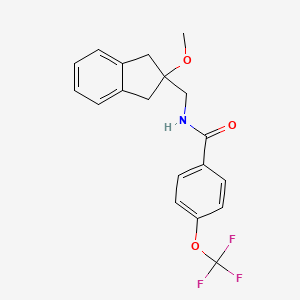 N-((2-methoxy-2,3-dihydro-1H-inden-2-yl)methyl)-4-(trifluoromethoxy)benzamide