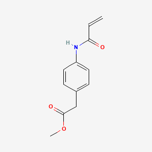 Methyl 2-[4-(prop-2-enamido)phenyl]acetate