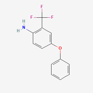 molecular formula C13H10F3NO B2788508 4-Phenoxy-2-(trifluoromethyl)aniline CAS No. 106877-21-8