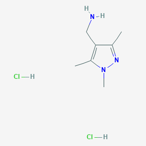 B2788515 (1,3,5-Trimethyl-1H-pyrazol-4-YL)methanamine 2hcl CAS No. 1246738-30-6; 352018-93-0