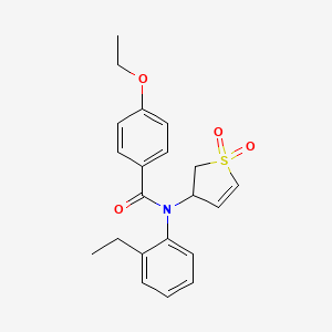 N-(1,1-dioxido-2,3-dihydrothiophen-3-yl)-4-ethoxy-N-(2-ethylphenyl)benzamide