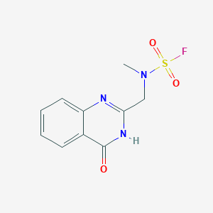 N-Methyl-N-[(4-oxo-3H-quinazolin-2-yl)methyl]sulfamoyl fluoride