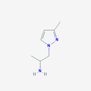 1-(3-methyl-1H-pyrazol-1-yl)propan-2-amine