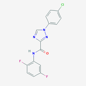1-(4-chlorophenyl)-N-(2,5-difluorophenyl)-1H-1,2,4-triazole-3-carboxamide