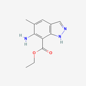 Ethyl 6-amino-5-methyl-1H-indazole-7-carboxylate