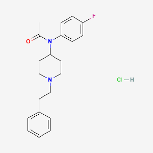 N-(4-fluorophenyl)-N-[1-(2-phenylethyl)-4-piperidinyl]-acetamide,monohydrochloride