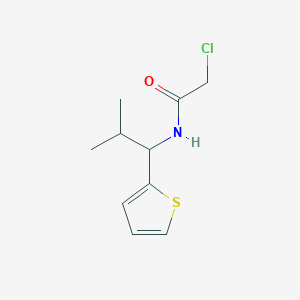 2-Chloro-N-[2-methyl-1-(thiophen-2-YL)propyl]acetamide