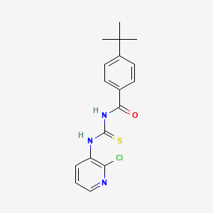 4-tert-butyl-N-[(2-chloropyridin-3-yl)carbamothioyl]benzamide