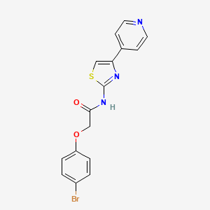 2-(4-bromophenoxy)-N-(4-(pyridin-4-yl)thiazol-2-yl)acetamide