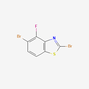 2,5-Dibromo-4-fluorobenzo[d]thiazole