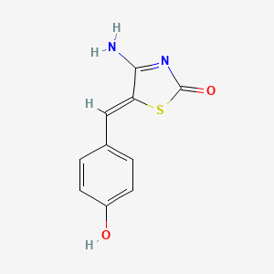5-[(4-Hydroxyphenyl)methylene]-4-imino-1,3-thiazolidin-2-one