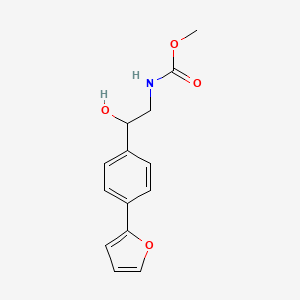 methyl N-{2-[4-(furan-2-yl)phenyl]-2-hydroxyethyl}carbamate