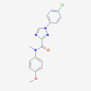1-(4-chlorophenyl)-N-(4-methoxyphenyl)-N-methyl-1H-1,2,4-triazole-3-carboxamide