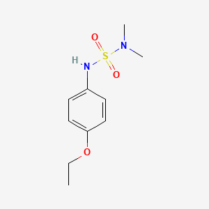 molecular formula C10H16N2O3S B2788652 [(4-Ethoxyphenyl)sulfamoyl]dimethylamine CAS No. 349088-31-9