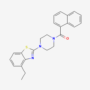 (4-(4-Ethylbenzo[d]thiazol-2-yl)piperazin-1-yl)(naphthalen-1-yl)methanone
