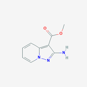 molecular formula C9H9N3O2 B2788662 Methyl 2-aminopyrazolo[1,5-a]pyridine-3-carboxylate CAS No. 1620075-73-1