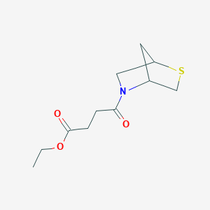 Ethyl 4-(2-thia-5-azabicyclo[2.2.1]heptan-5-yl)-4-oxobutanoate