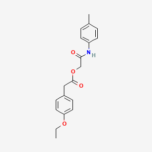 2-[(4-Methylphenyl)amino]-2-oxoethyl (4-ethoxyphenyl)acetate