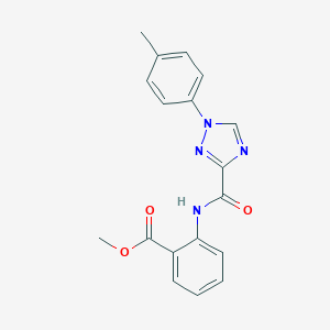methyl 2-({[1-(4-methylphenyl)-1H-1,2,4-triazol-3-yl]carbonyl}amino)benzoate