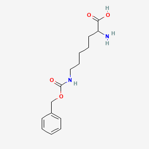 molecular formula C15H22N2O4 B2788720 Nzeta-carbobenzyloxy-2,7-diaminoheptanoicacid CAS No. 96192-97-1