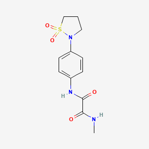 N1-(4-(1,1-dioxidoisothiazolidin-2-yl)phenyl)-N2-methyloxalamide