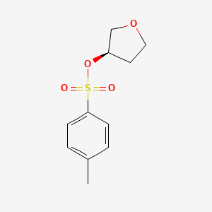 molecular formula C11H14O4S B2788739 (R)-tetrahydrofuran-3-yl 4-methylbenzenesulfonate CAS No. 219823-47-9