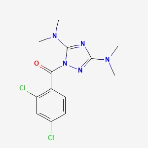 (3,5-Bis(dimethylamino)-1H-1,2,4-triazol-1-yl)(2,4-dichlorophenyl)methanone