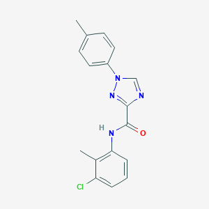 N-(3-chloro-2-methylphenyl)-1-(4-methylphenyl)-1H-1,2,4-triazole-3-carboxamide