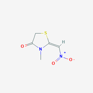 (2E)-3-methyl-2-(nitromethylidene)-1,3-thiazolidin-4-one