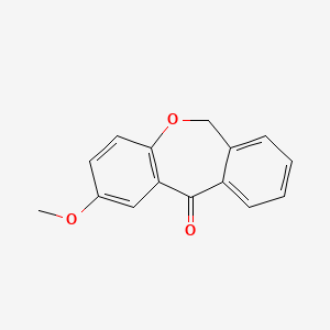 molecular formula C15H12O3 B2788792 2-methoxydibenzo[b,e]oxepin-11(6H)-one CAS No. 23560-67-0