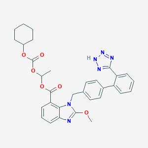 molecular formula C32H32N6O6 B027888 坎地沙坦酯甲氧基类似物 CAS No. 1026042-12-5