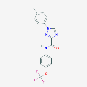1-(4-methylphenyl)-N-[4-(trifluoromethoxy)phenyl]-1H-1,2,4-triazole-3-carboxamide