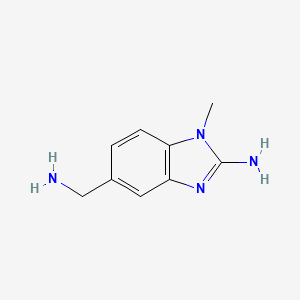 5-(Aminomethyl)-1-methylbenzimidazol-2-amine