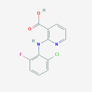 2-(2-Chloro-6-fluoroanilino)pyridine-3-carboxylic acid