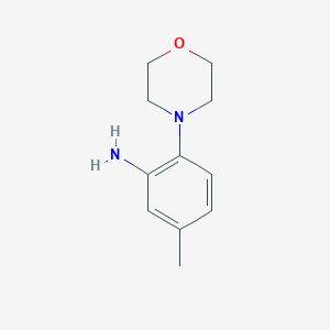 molecular formula C11H16N2O B2788821 5-Methyl-2-(morpholin-4-yl)aniline CAS No. 91429-92-4