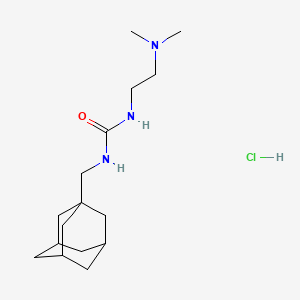1-[(Adamantan-1-yl)methyl]-3-[2-(dimethylamino)ethyl]urea hydrochloride