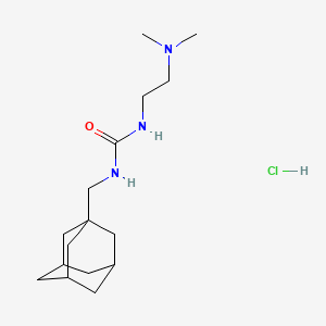 molecular formula C16H30ClN3O B2788823 1-[(Adamantan-1-yl)methyl]-3-[2-(dimethylamino)ethyl]urea hydrochloride CAS No. 1049786-16-4