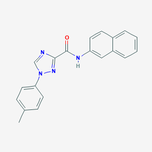 1-(4-methylphenyl)-N-(2-naphthyl)-1H-1,2,4-triazole-3-carboxamide