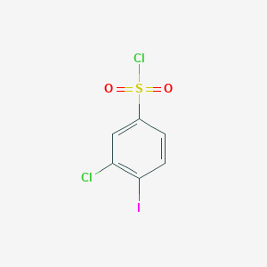 3-Chloro-4-iodobenzene-1-sulfonyl chloride
