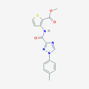methyl 3-({[1-(4-methylphenyl)-1H-1,2,4-triazol-3-yl]carbonyl}amino)-2-thiophenecarboxylate