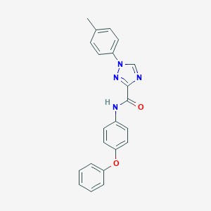 1-(4-methylphenyl)-N-(4-phenoxyphenyl)-1H-1,2,4-triazole-3-carboxamide