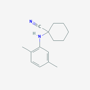 1-((2,5-Dimethylphenyl)amino)cyclohexanecarbonitrile