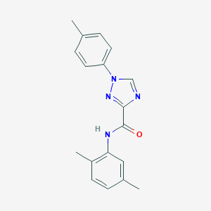 molecular formula C18H18N4O B278887 N-(2,5-dimethylphenyl)-1-(4-methylphenyl)-1H-1,2,4-triazole-3-carboxamide 