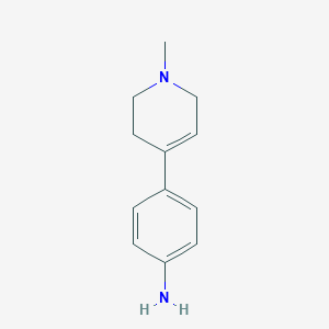 B027889 4-(1-methyl-3,6-dihydro-2H-pyridin-4-yl)aniline CAS No. 106362-30-5