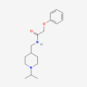 N-((1-isopropylpiperidin-4-yl)methyl)-2-phenoxyacetamide