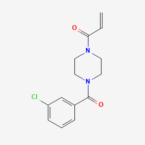 1-[4-(3-Chlorobenzoyl)piperazin-1-yl]prop-2-en-1-one