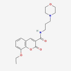 8-ethoxy-N-(3-morpholinopropyl)-2-oxo-2H-chromene-3-carboxamide