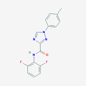 N-(2,6-difluorophenyl)-1-(4-methylphenyl)-1H-1,2,4-triazole-3-carboxamide